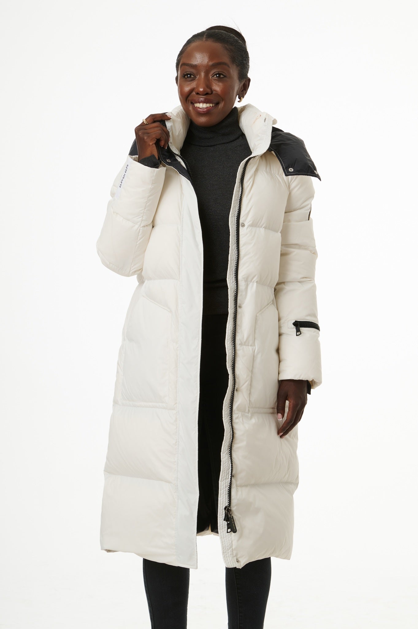 Gallery long puffer coat online