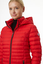 Load image into Gallery viewer, Julie Vegan Down Coat| Chili Red 4
