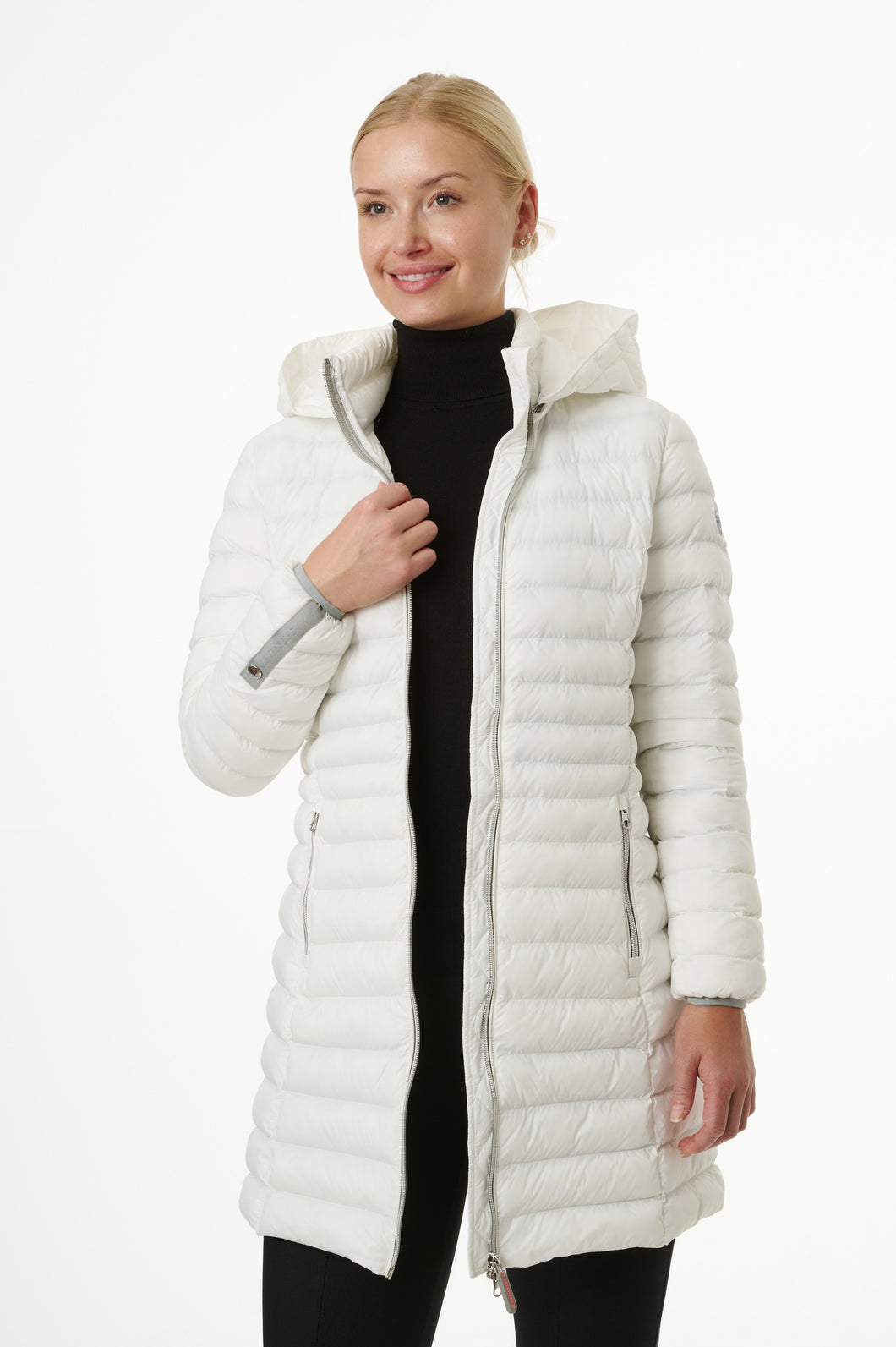 Julie Vegan Down Coat | White