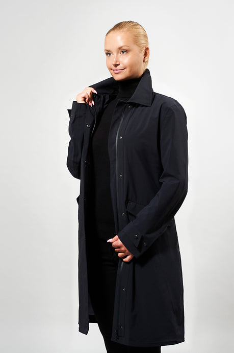 Reeva Trench Coat | Black